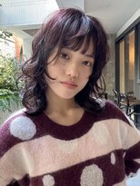 ユーリカ(Eurica)&nbsp;レイヤーカット/ボルドーカラー/ワインレッド