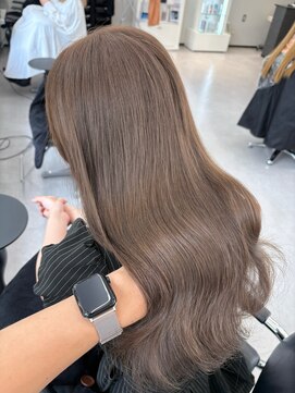 アルドーレヴェントホリエ(Ardore vento horie) ブリーチなしダブルカラーで作るマロンベージュ♪10代20代30代