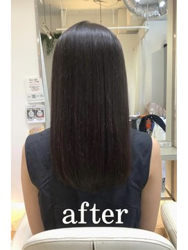【髪質改善ストレート】美髪トリートメント＋カット＋縮毛矯正