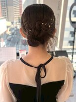 ジゼル 梅田(GiseL)&nbsp;カチモリ お団子 シニオン 編みおろし 結婚式 ライブ お呼ばれ