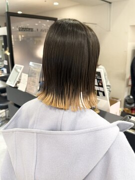 エイチツーオーアヴェダ 渋谷ヒカリエＳｈｉｎＱｓ店 クロードモネＨ２Ｏアヴェダ インナーカラー/渋谷/渋谷駅