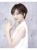 20代30代40代小顔ハンサムショートアッシュブルーブラック