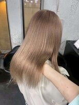 ミル 心斎橋(MIL)&nbsp;【髪質改善×ハイトーン】ペールミルクティー【心斎橋】