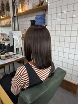 ファスナー(fustener) ブラウン