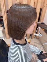 フーガ 新越谷蒲生店(fuuga)&nbsp;光に透ける透明感。ショコラベージュの艶髪大人ボブ