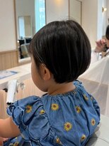 アビエブラン 若江岩田(abije blanc)&nbsp;キッズ丸みショートボブ【若江岩田駅】