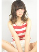 グラデーション×バング