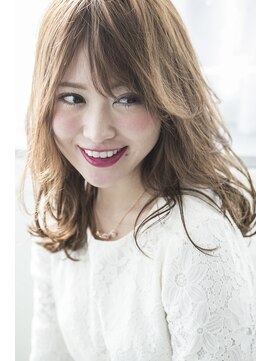 ミエル ヘア 新宿(miel hair) 【miel hair新宿本店】ふんわり外国人風ミディ