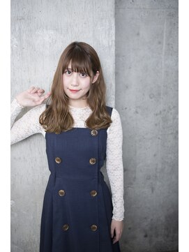 サロンドミルク 原宿(salon de MiLK) 【salon de MiLK 原宿】やわらか透明感ウェーブ×イルミナ