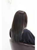グレーアッシュ×グラデーション