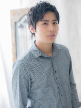 ミスターアンドミセス ファミリーカットサロンビーンズ 草加店(Mr&Mrs Beans) ワイルドアップバング★黒髪ショートB