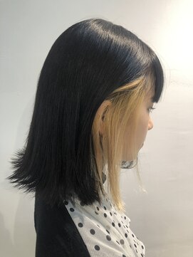 抜きっぱなしインナーブロンド 担当 中野れお L シアン バイ エクラート 新宿店 Cyan By Eclart のヘアカタログ ホットペッパービューティー