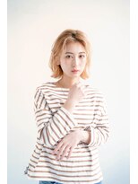 ジュール サウス 新宿南口(Joule South)&nbsp;顔型別ヘアスタイル特集/マロンベージュ/Aラインボブ/新宿