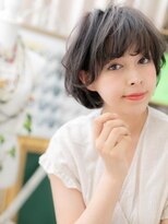 カバーヘア ブリス 川口(COVER HAIR bliss)&nbsp;★チャコールグレーくせ毛風ヘルシースタイル20代30代40代★8