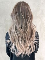 アルバム 新宿(ALBUM SHINJUKU)&nbsp;ウェーブバレイヤージュ_ホワイトグレージュネビージュ_ba314171