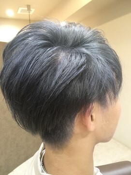 ヘアサロンアンドヘアメイクディー(hair salon hair make D) 仙台D　メンズカット マッシュショート サイドパート フェード
