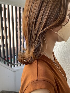 ロンドネートゥル 新潟(Lond naitre) 【高橋ヒロシ】韓国レイヤーゴールドブラウン ペールベージュ