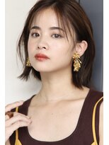 エールバイボヌール(Ere by Bonheur)&nbsp;シースルーバング　30代におすすめおしゃれボブ