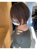 マットブラウン×ショート