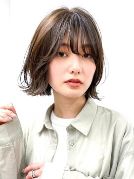 エアー 横浜(AIR) 【長谷川】ふんわりカールの外はねボブ