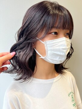 ムク 横浜店(muku) ダブルカラーピンクベージュベージュカラーケアブリーチレイヤー