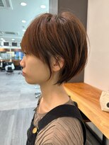 ビューエヒメ(VIEW EHIME)&nbsp;大人ラフウェーブ20代30代40代ボブブラウンスウィングショート