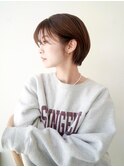 前髪/ショート/ショートボブ/大人可愛い/池袋