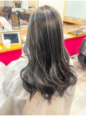 グレージュハイライトカラー
