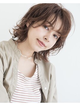 リンク(Link) 【Link】大人ミディ/レイヤースタイル/大人女性/艶髪/ナチュラル