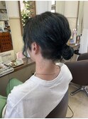【見附　今町】ハイライトオンカラー　アクリルブルー　グリーン