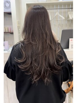 カラ フクオカ(Cara FUKUOKA) 【ミルクブラウン★ミドルレイヤー】《うる艶水素カラー》