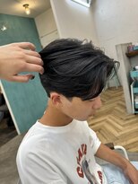 ロミー 本厚木(ROMMY.)&nbsp;マッシュパーマ/前髪パーマ/ハイトーンカラー