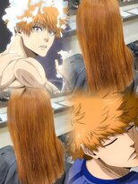 ヘアーアンドメイク ビス(HAIR&MAKE bis)&nbsp;國神錬介カラー/オレンジベージュ/オレンジカラー【山崎ほのか】