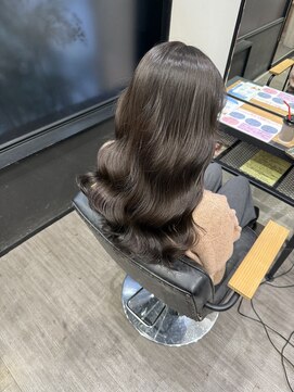 ココット 京橋店(cocotte) 艶髪オリーブアッシュカラー