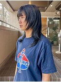 salonsea　とわ　黒髪ロングウルフ