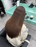 【神戸指名限定】髪質改善美髪ストレート(リタッチ)+カット+TOKIO TR 13900円