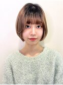 艶髪レイヤーショートボブ/顔まわりレイヤーショート