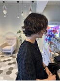 ショートボブ クリープパーマ ラフウエーブ【20代/30代/40代】
