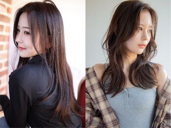 エニー 栄(Any)の写真/【KAMI CHARISMA 2025カット部門受賞サロン】骨格や髪質を見極め「mm単位」でこだわるcutは結んでも可愛い