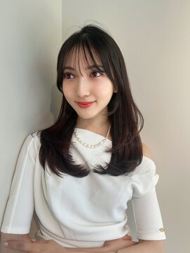 マインバイアフロートギンザ(MYNE by AFLOAT GINZA) 巻き髪苦手◎ワンカールで可愛いレイヤーカット【銀座】