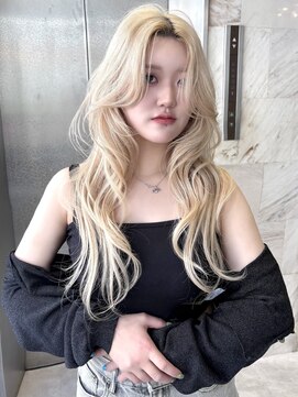 ボタン 熊本(VOTAN) コリエク/羽エクステ/韓国ヘア/熊本エクステ/ブリーチカラー