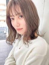 シロ 大名2号店(SiLO) 柔らかい透け感◯ミルクティーベージュ/髪質改善/天神大名