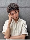 スパイキーショート/ニュアンスパーマ/メンズカット/メンズ