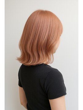 ミー 岡崎(mii) miiピーチオレンジ[岡崎/稲熊/ブリーチ/デザインカラー]