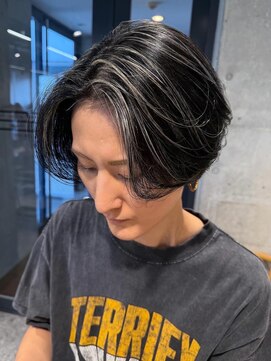 ルーフ 町田店(LUFE) 地毛を活かした極細ハイライトカラー