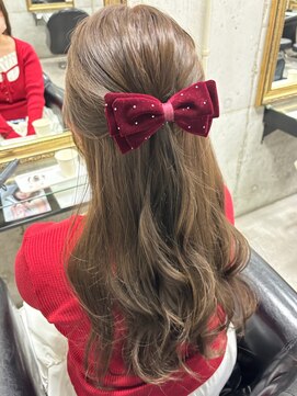 ルノン(LUNON) 黒髪クラゲヘアーオリーブグレー小顔ココアベージュ