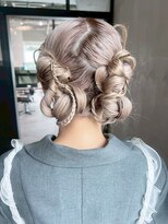 アルバム 銀座(ALBUM GINZA)&nbsp;韓国ヘアロング前髪カットブリーチおくれ毛_ba571794