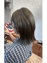 ザナドゥ 巣鴨店(Xanadu)&nbsp;レイヤー×ブリーチなしオリーブカラー