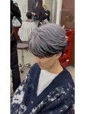 ホワイトシルバーアウターカラー