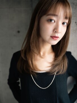 ユニ バイ ミリィ 四日市(uni by mily) 髪質改善ブリーチなしダブルカラー×レイヤーカット